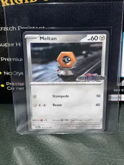 [Stamped] Meltan 102/142 Stellar Crown Stamped Cosmo Foil - Pokemon TCG Promo - Image 3