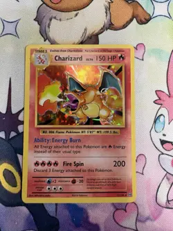 Pokemon Evolutions 2016 Charizard Holo Card 11/108 Rare TCG, Near Mint Condition - Image 1