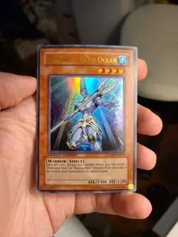 Yugioh Elemental Hero Ocean JUMP-EN013 Limited Ultra Rare - Image 1