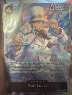 Rob Lucci Alt Art OP05-093 English Awakening Of The New Era NM One Piece - Image 1