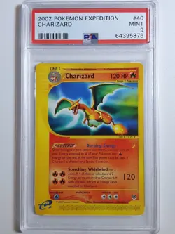 2002 Pokemon Charizard 40/165 Expedition - PSA 9 - Image 1