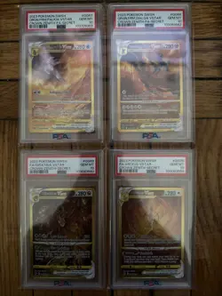 PSA 10 Pokemon CROWN ZENITH GG: Gold FULL SET PALKIA, DIALGA, GIRATINA, ARCEUS - Image 1