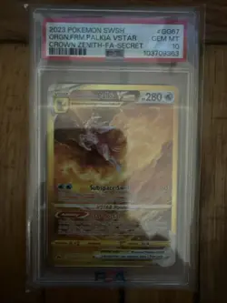 PSA 10 Pokemon CROWN ZENITH GG: Gold FULL SET PALKIA, DIALGA, GIRATINA, ARCEUS - Image 3