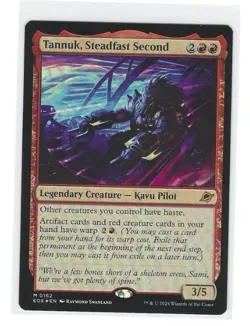 MTG Tannuk, Steadfast Second (Foil) #162 Edge of Eternities - Image 1