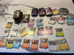 Pokemon Cards – MEGA EVOLUTION Bulk Lot - 23 open packs, 3x empty tins + loose - Image 5