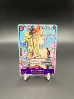 Black Maria (Illustration Box Vol.2) OP08-074 One Piece Promotion Cards Foil - Image 1