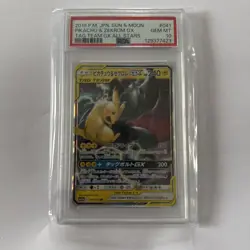 Pokemon Card | PSA 10 Pikachu & Zekrom GX 041/173 Japanese Tag Team GX All Stars - Image 1
