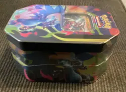 BRAND NEW Pokemon Mega Charizard X Tin Trading Card Game Multicolor Metal - Image 5