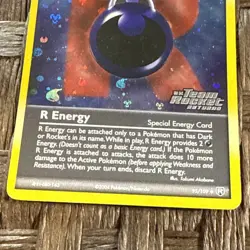 R Energy 95/109 Team Rocket Returns Reverse Holo Pokemon Card Lp - Image 5