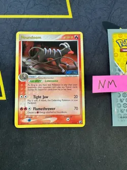 Pokemon Card Houndoom EX Unseen Forces Reverse Holo 7/115 199 💎NM💎 - Image 1