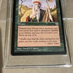 WORLDLY TUTOR 1996 Magic The Gathering - Mirage Rare Instant mtg oldman - Image 4