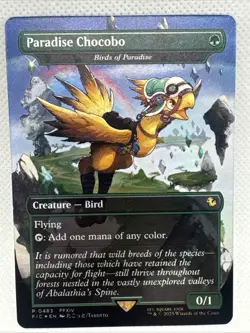 Paradise Chocobo - Birds of Paradise (Borderless) Commander: Final Fantasy Foil - Image 1