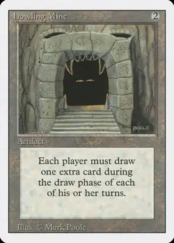 Howling Mine - MtG Revised/3rd Ed. - Rare MP 1994 - Image 1