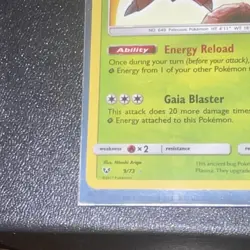 Pokemon Shining Genesect 9/73 Shining Legends Holo Shiny Rare 130 HP - Image 3
