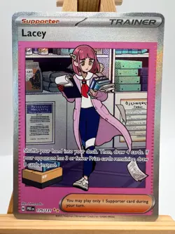 Pokemon Prismatic Evolutions - 175/131 Lacey - Special Illustration Rare - NM/M - Image 1