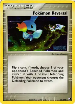 Pokemon TCG Reversal EX Unseen Forces 88/115 Reverse Holo LP - Image 1