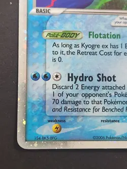 Kyogre ex 95/100 EX Crystal Guardians Ultra Rare Holo Pokemon TCG - Image 5