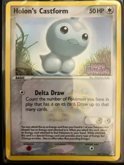 Pokemon TCG Holon's Castform 44/110 Phantoms Reverse Holo - Image 1