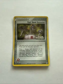 Pokemon Pow! Hand Extension Trainer Reverse Holo Team Rocket 85/109 2004 - Image 1