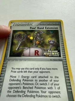 Pokemon Pow! Hand Extension Trainer Reverse Holo Team Rocket 85/109 2004 - Image 3