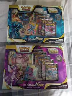Pokemon Origin Forme Dialga & Palkia Vstar Premium Collections - Brand New - Image 1