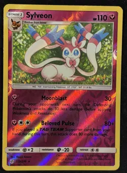 Pokemon - Sylveon 155/236 - Cosmic Eclipse Reverse Holo - NM - Image 1