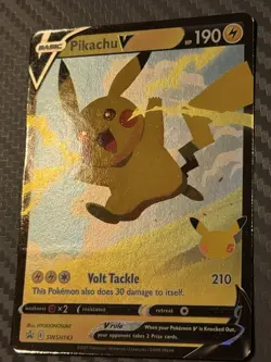 Pokemon TCG Pikachu V SWSH143 Promo Full Art - Image 2