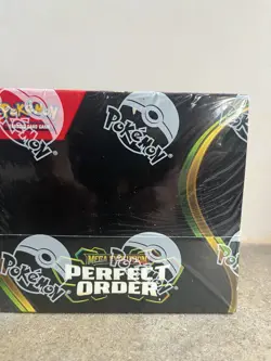 Pokemon Center TCG Mega Evolution Perfect Order Booster Box 18 Packs Sealed - Image 2