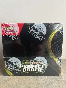 Pokemon Center TCG Mega Evolution Perfect Order Booster Box 18 Packs Sealed - Image 3