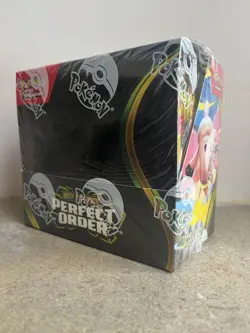 Pokemon Center TCG Mega Evolution Perfect Order Booster Box 18 Packs Sealed - Image 4