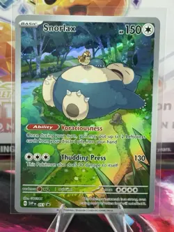 Pokemon Card Snorlax SVP EN051 Scarlet & Violet 151 Black Star Promo - Image 1