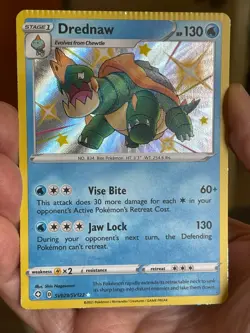 POKEMON DREDNAW SV029/SV122 AMAZING RARE PROMO MISCUT ERROR CRIMPED NM CARD - Image 1