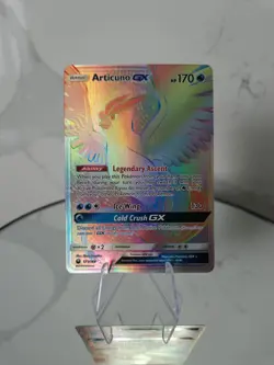 Articuno GX 171/168 Secret Rainbow Rare Celestial Storm Pokemon Card NM/MINT - Image 1