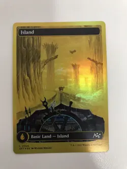 Island 0508 First Place Foil Borderless MTG Magic the Gathering Card NM Mint DFT - Image 1