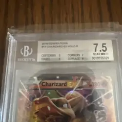 2016 Pokemon TCG Charizard-EX Holo Holo Rare Card Generations 11/83 7.5 NM - Image 2