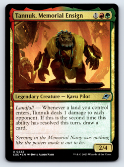 Tannuk, Memorial Ensign FOIL - Edge of Eternities - MTG - Image 1