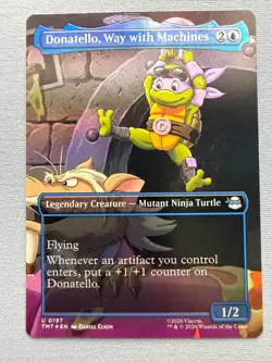 Donatello, Way with Machines #197 *Foil* - Teenage Mutant Ninja Turtles MTG TMNT - Image 1