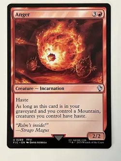 Anger Commander: Final Fantasy Non-Foil Regular MTG NM - Image 1