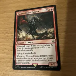 Cavern-Hoard Dragon ~ Commander: The Lord of the Rings [ NM ] [ Magic MTG ] - Image 1