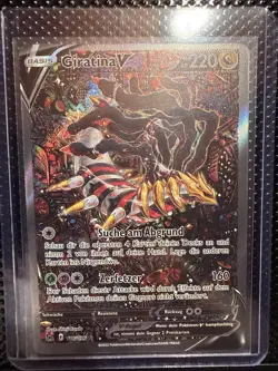 Giratina v 186/196 Alt Art Deutsch Verlorener Ursprung Near Mint Pokemon Karten - Image 1