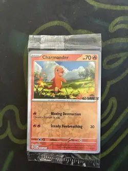Charmander - 004/165 - Pokemon 151 EB GAMES Stamp - Sealed Promo - Pokemon - Image 1