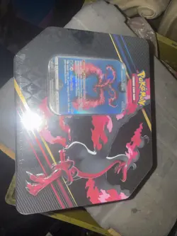 Pokemon TCG - Crown Zenith Tin [Galarian Moltres] - FACTORY SEALED - Image 1
