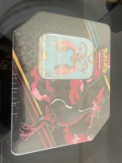 Pokemon TCG - Crown Zenith Tin [Galarian Moltres] - FACTORY SEALED - Image 2