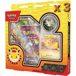 Pokemon TCG: Pokemon Day 2026 Collection Box 30th Anniversary Pikachu X3 SEALED - Image 1