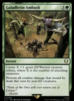 Galadhrim Ambush R Commander: The Lord of the Rings: Tales of Middle-earth 38 NM - Image 1