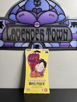 One Piece OP-07 500 Years In The Future Sleeved Booster Pack Sealed - Image 1
