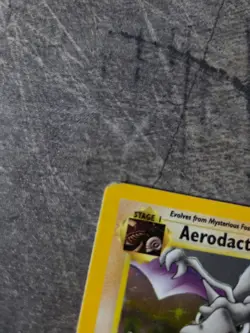 Aerodactyl 1/62 Fossil Holo Rare 1999 WOTC Vintage MP Pokemon Card TCG - Image 5