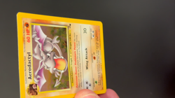 Aerodactyl Fossil 1/62 Holo Unlimited Holo Rare Vintage Pokemon TCG LP/MP - Image 2