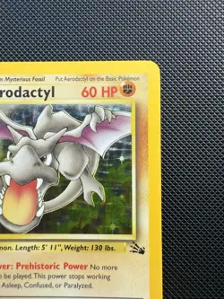 Pokemon TCG | Aerodactyl 1/62 | Fossil Set | Rare Holo | Near Mint - Image 4