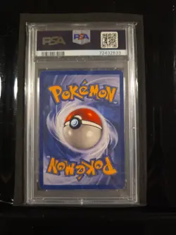 Pokemon TCG Aerodactyl Holo Card 1/62 Unlimited Rare Fossil Psa 2 - Image 2
